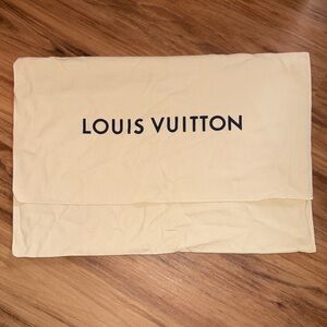 Authentic Louis Vuitton Cream Dustbag